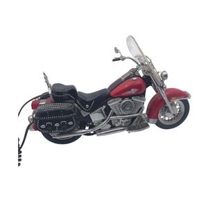 Harley Davidson Motorcycle Corded Phone Soft Tail Replica Red‎ Chrome not tested